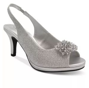 NWOT Breena Slingback Peep-Toe Pumps